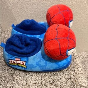 Marvel Spidey Amazing Friends Red and Blue Booties
